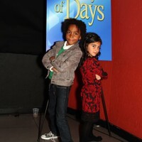 Terrell Ransom Jr. and Lauren Boles attend NBC's A Day of Days at Universal CityWalk on November 5, 2011.